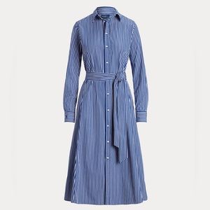 Ralph Lauren Polo Striped Midi Shirt Dress